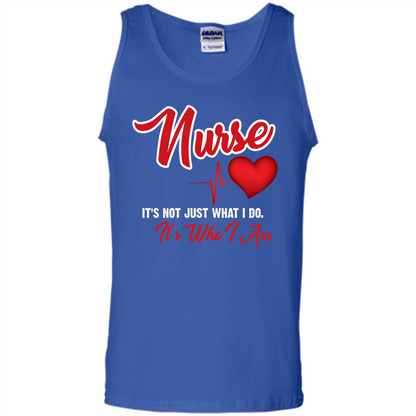 Nurse Its Not Just What I Do Its Who I Am T-shirt Royal