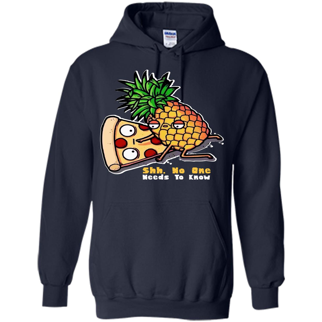 Pizza. Shh, No One Needs To Know T-shirt Navy