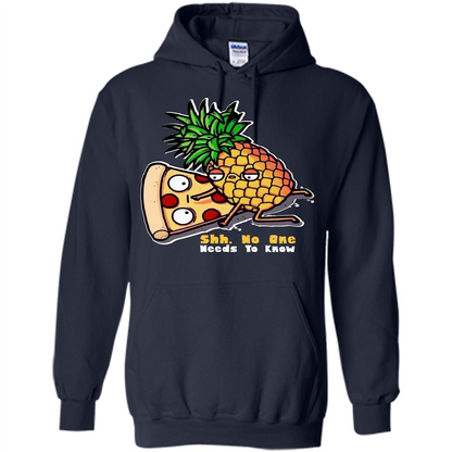 Pizza. Shh, No One Needs To Know T-shirt Navy