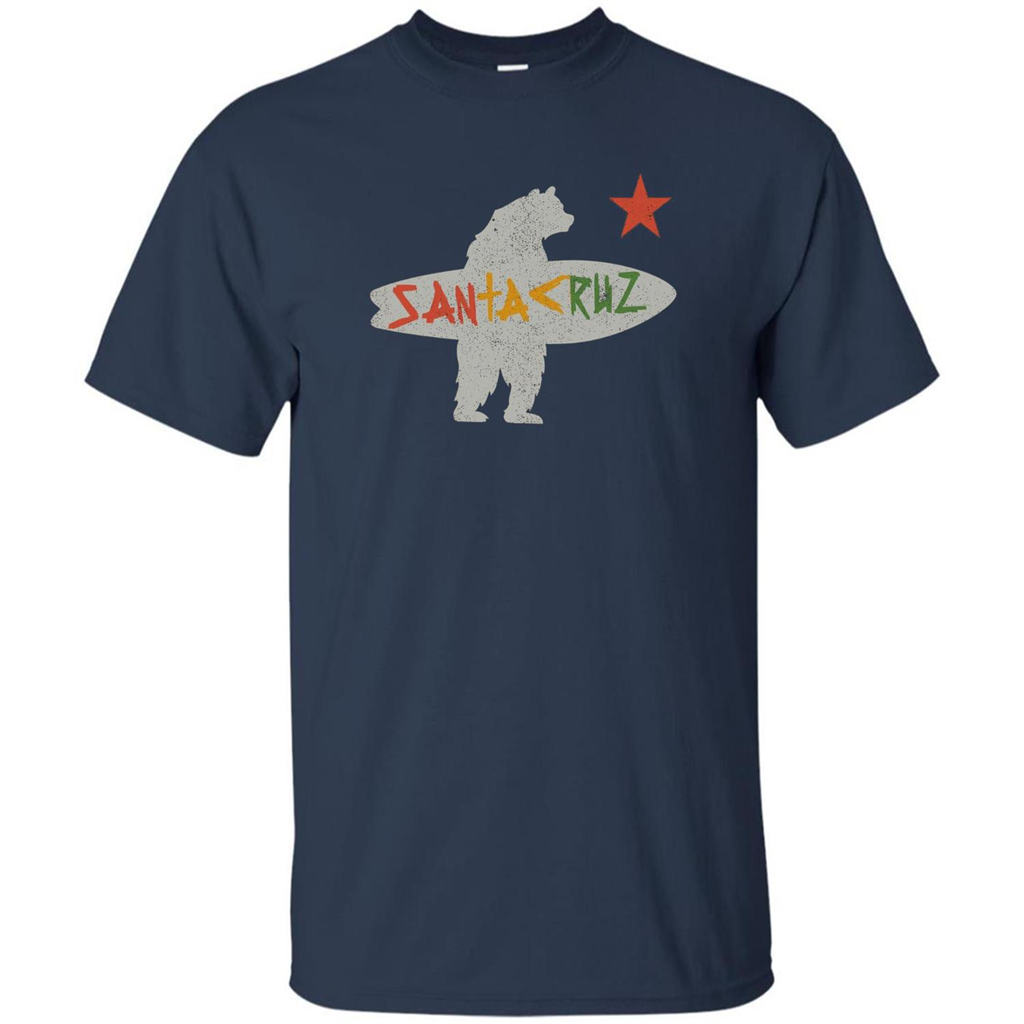 Santa Cruz Surf Bear T-Shirt Navy