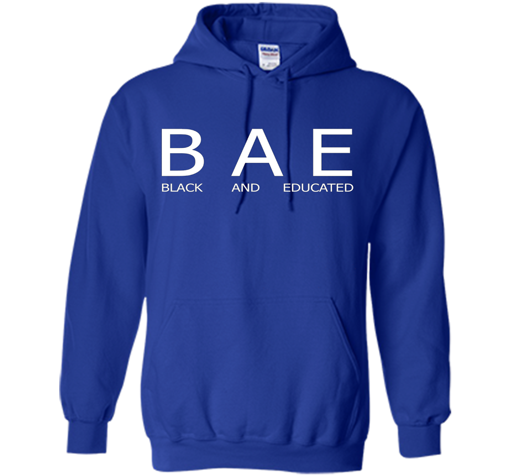 Bae Black And Educated T-shirt Royal