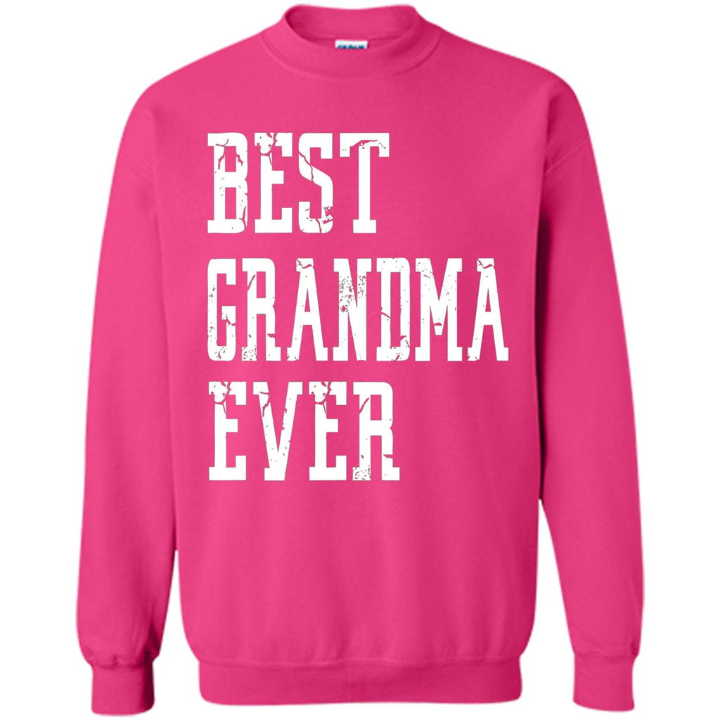Best Grandma Ever T-Shirt - Grandparents Day T-shirt Heliconia