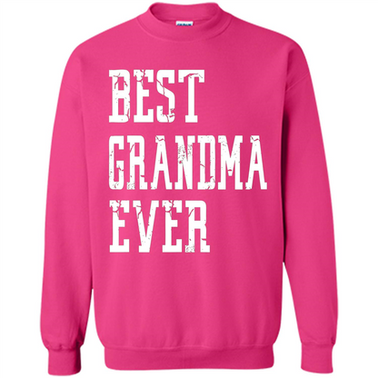 Best Grandma Ever T-Shirt - Grandparents Day T-shirt Heliconia