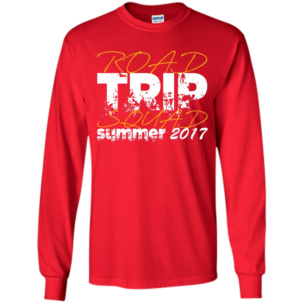 Summer T-shirt Road Trip Squad Summer 2017 Red
