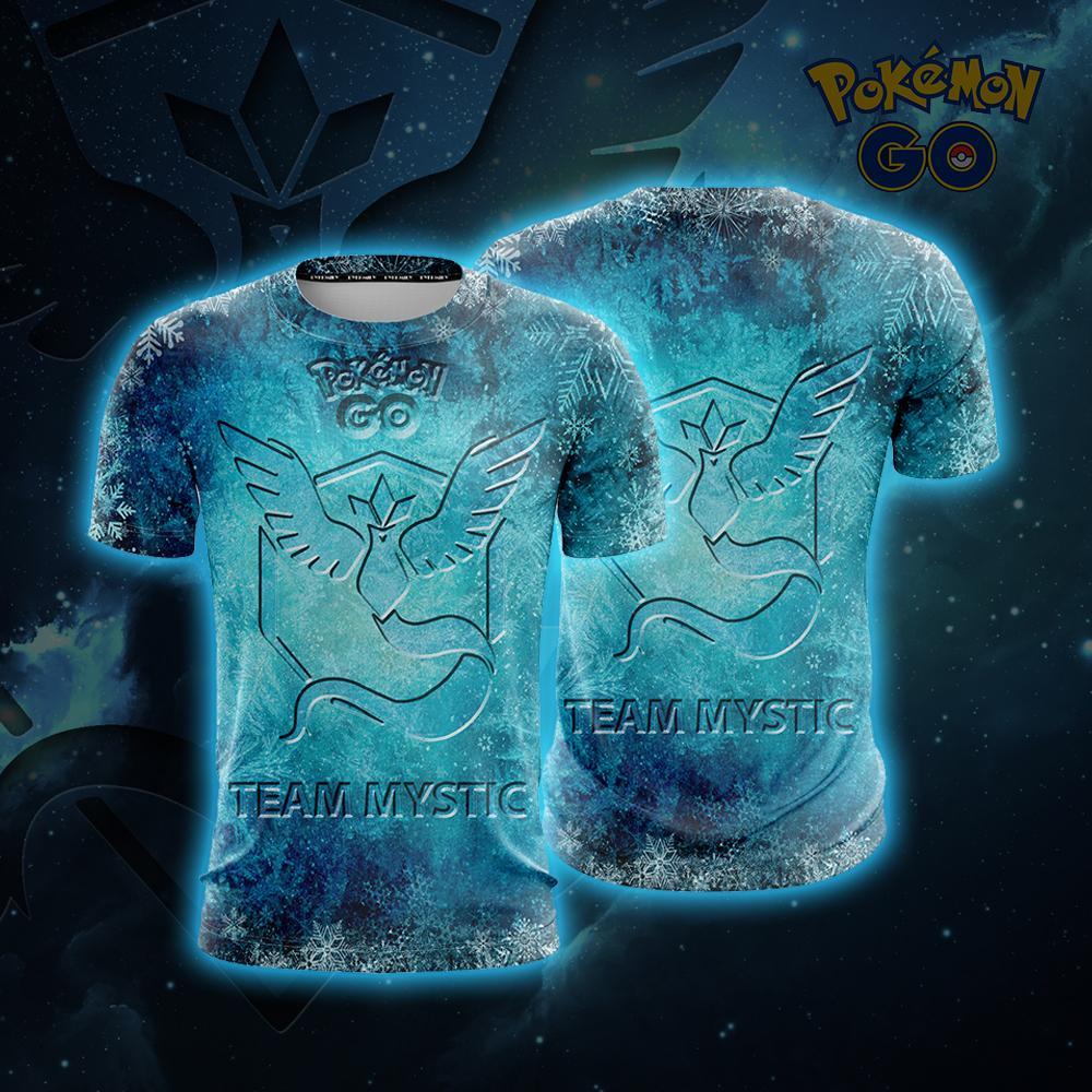 Articuno Team Mystic Pokemon Go Unisex 3D T-shirt