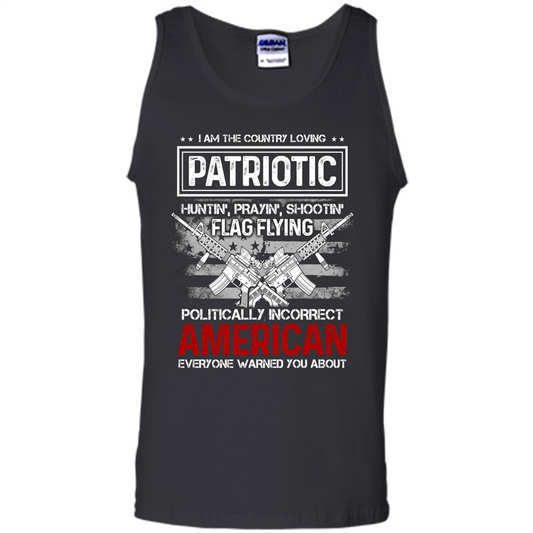 I Am The Country Loving Patriotic T-shirt Black