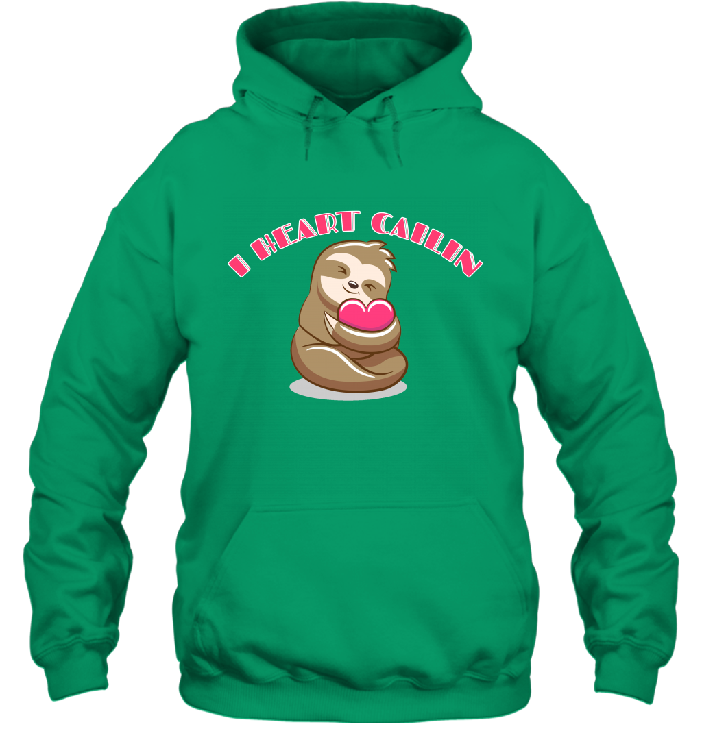 I Heart Cailin Sloth Shirt Hoodie Hoodie Irish