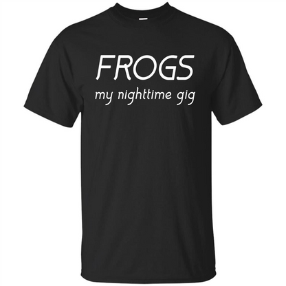 Frogs My Nighttime Gig T-shirt Black