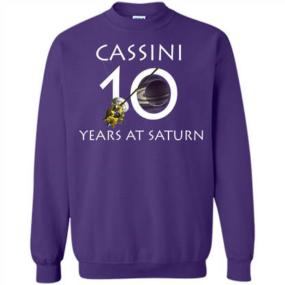 Cassini Grand Finale T-shirt Cassini 10 Years At Saturn T-shirt Orange