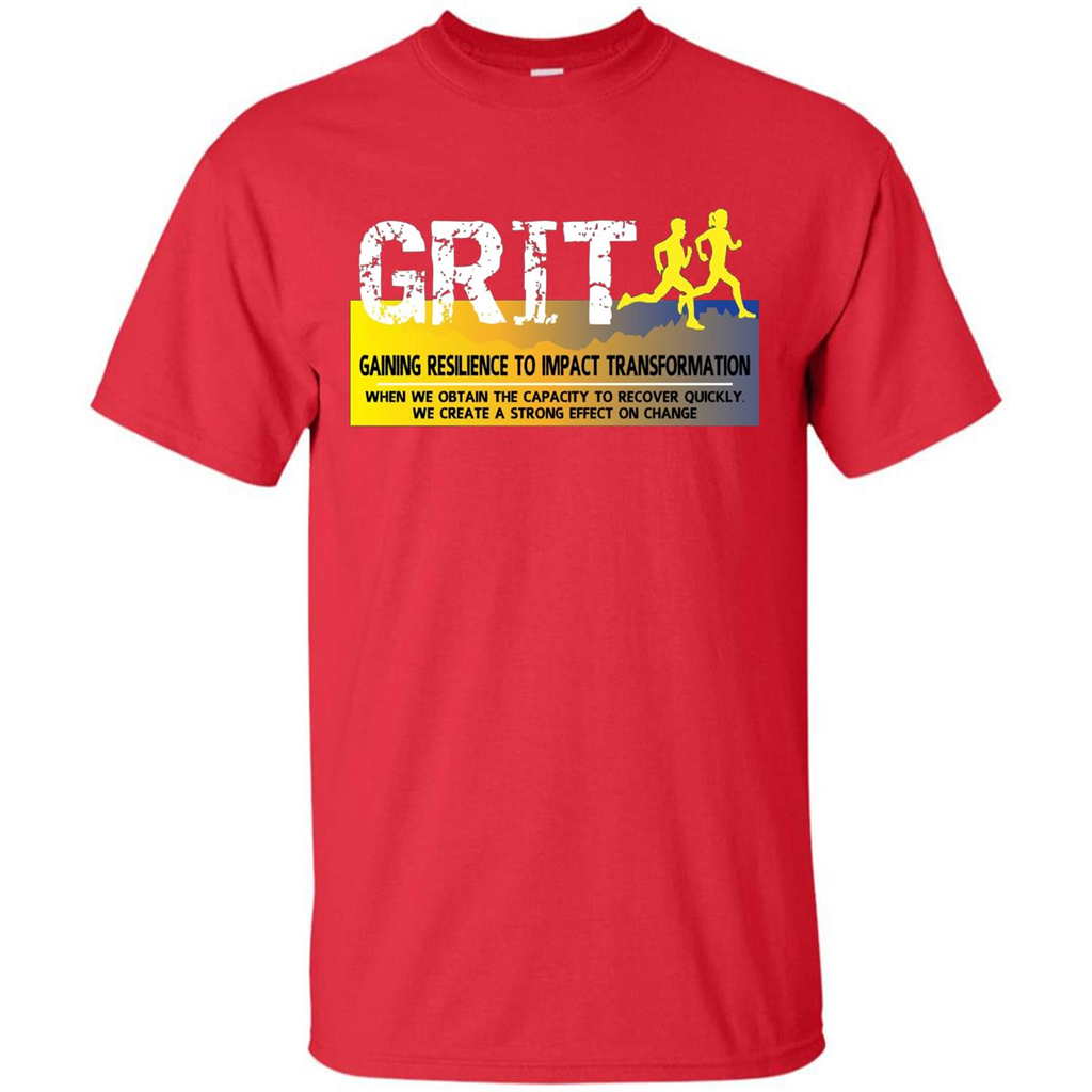 Gaining Resilience To Impact Transformation T-shirt Red