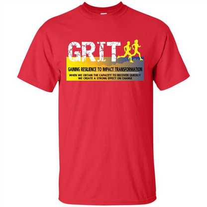 Gaining Resilience To Impact Transformation T-shirt Red