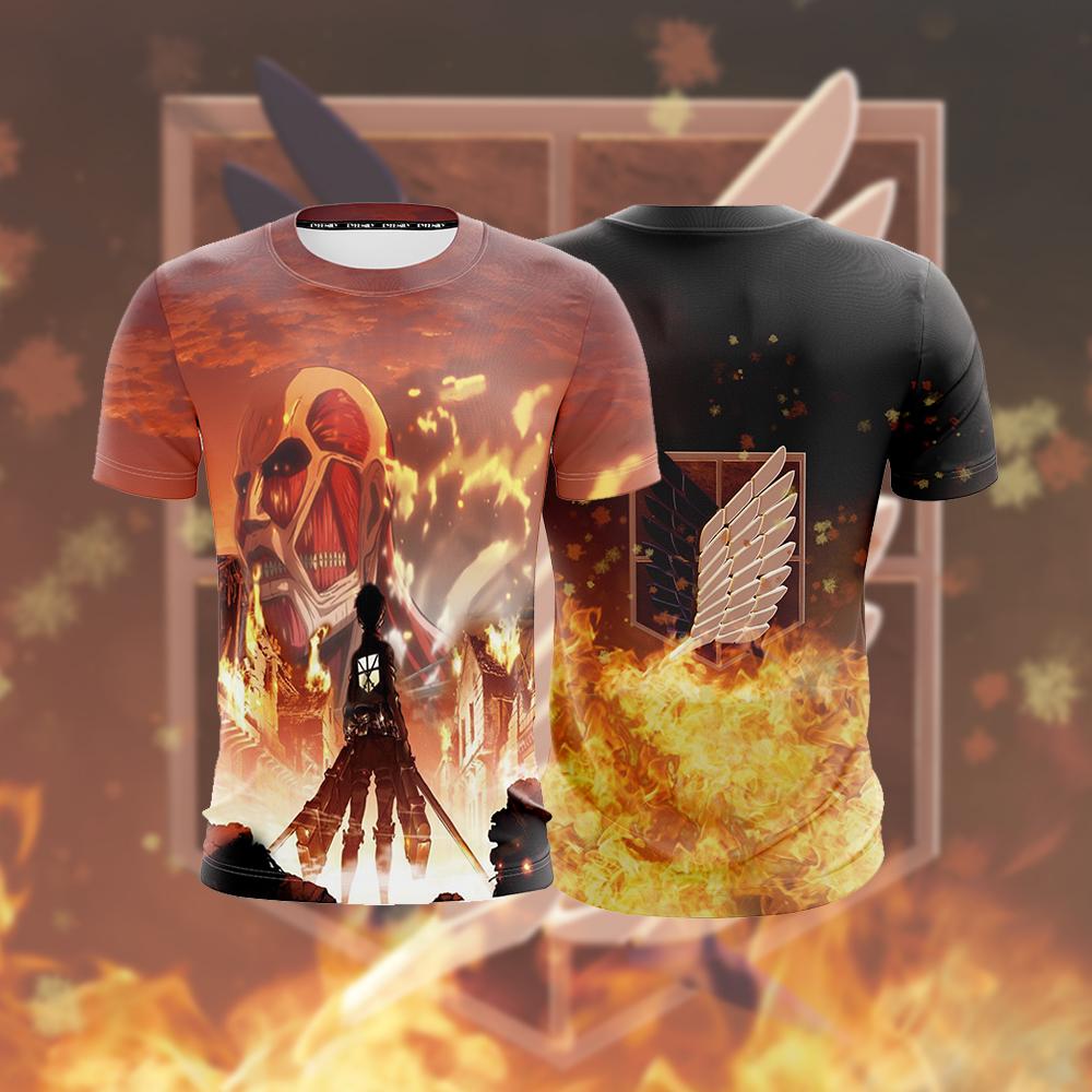 Attack On Titan Character Unisex 3D T-shirt