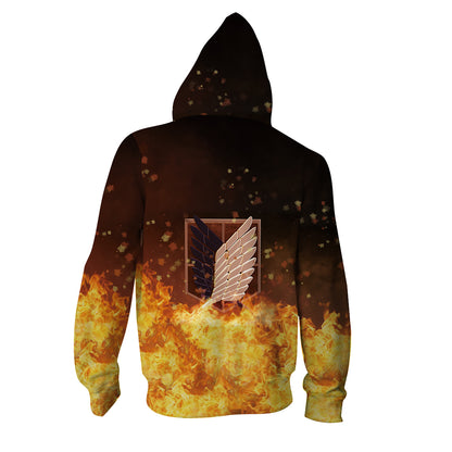 Attack On Titan Colossus Titan Form 3D Hoodie
