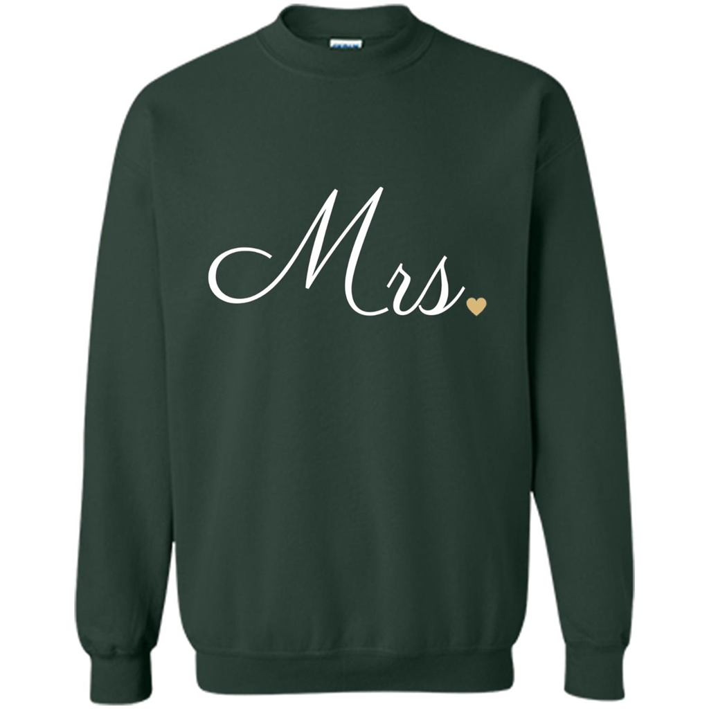 Mrs. Wedding T-shirt Forest Green