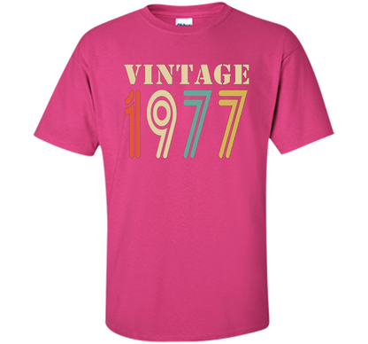 Vintage 1977 - 40th birthday gift shirt t-shirt Heliconia