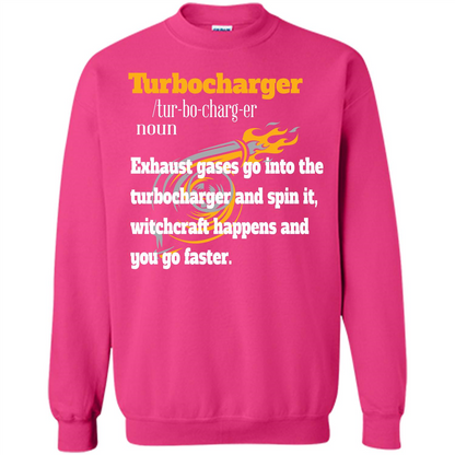 Car Lover T-shirt Turbocharger Exhaust Gases Go Into The Turbocharger Heliconia