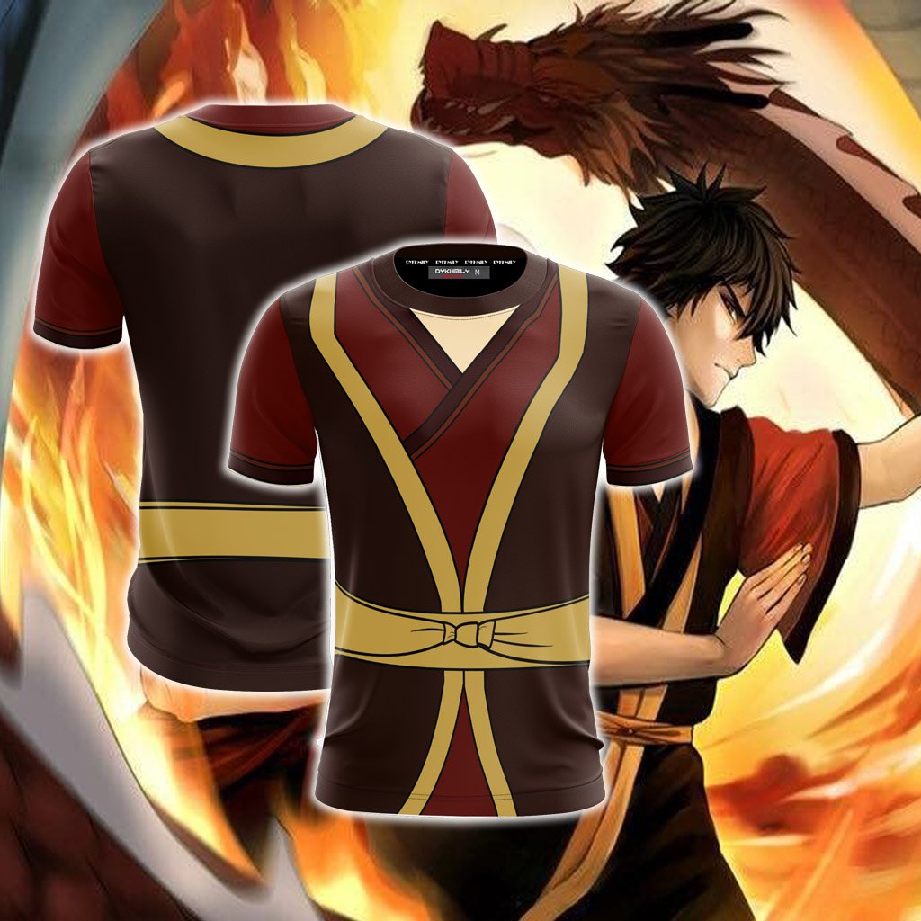 Avatar: The Last Airbender Zuko Cosplay Unisex 3D T-shirt