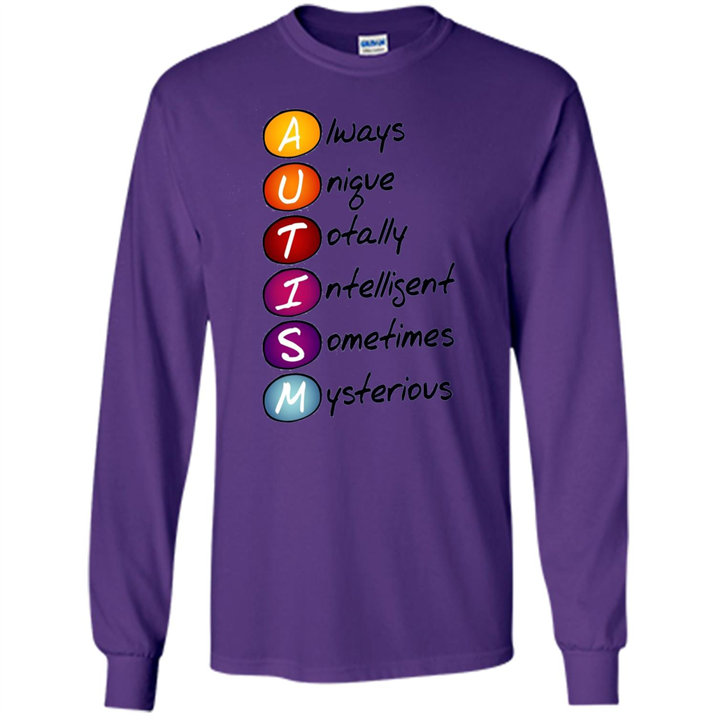 Autism Awareness Definition T-shirt Purple