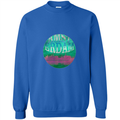Amsterdam Skyline Horizon Sunset Love Netherlands T-shirt