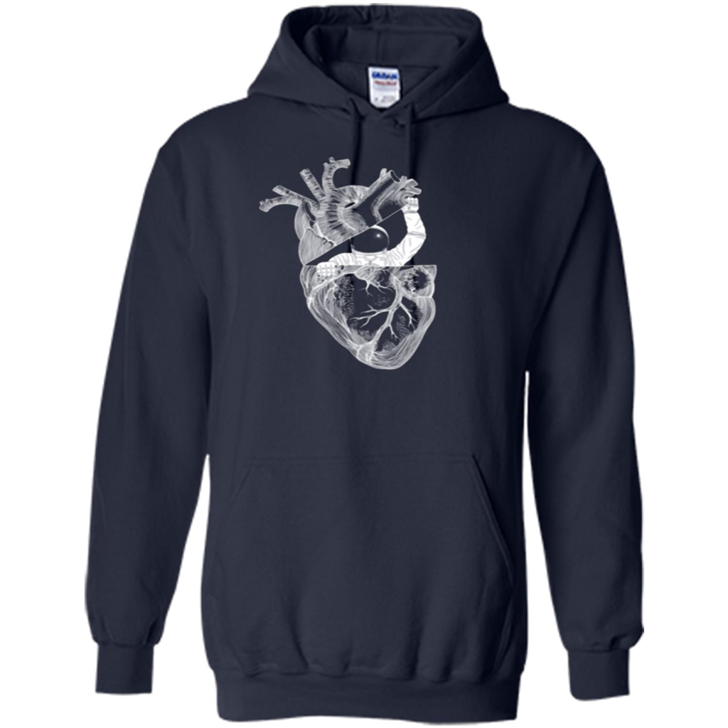 My Space T-shirt Heart T-shirt Navy