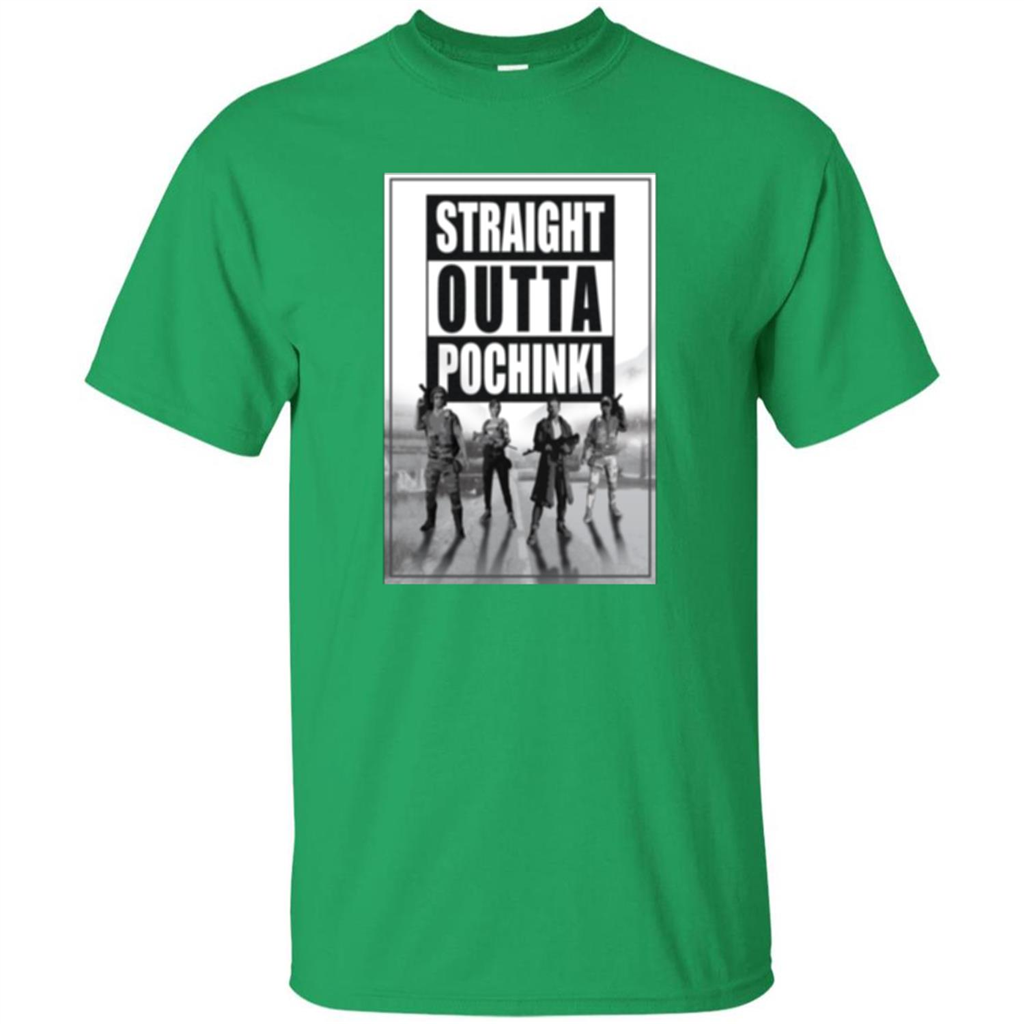 Straight Outta Pochinki T-shirt Irish Green