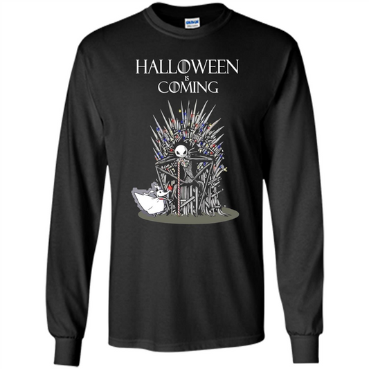 Funny Halloween Is Coming T-shirt Black