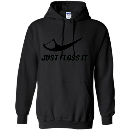 Just Floss It T-Shirt Black