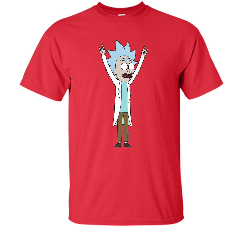Rick &amp; Morty Tiny Rick t-shirt Red