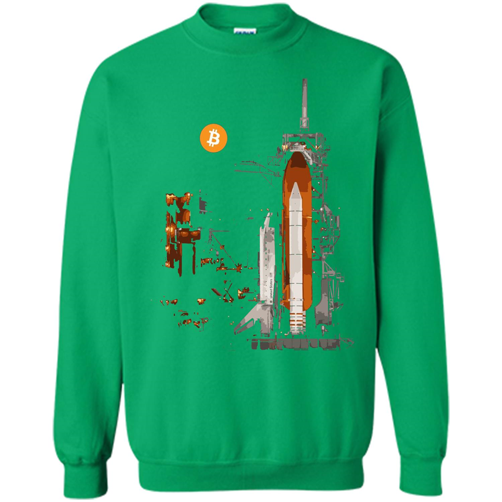 Bitcoin T-Shirt Crypto Shirt Blockchain T-shirt Moon Irish Green