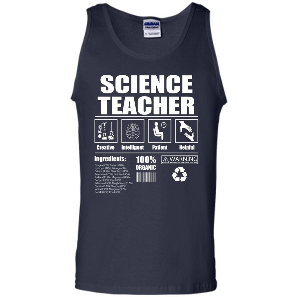 Science Teacher T-shirt Science Teacher Facts T-shirt Navy