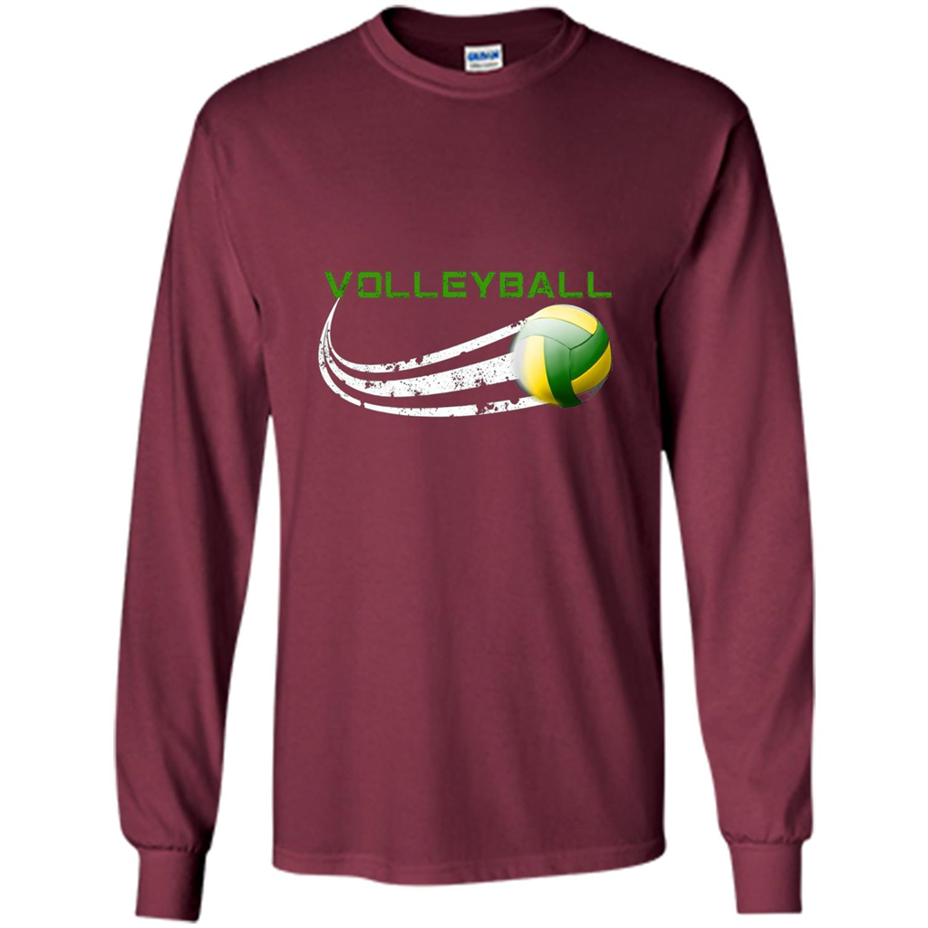 Sports T-shirt Volleyball Player Maroon