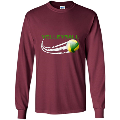 Sports T-shirt Volleyball Player Maroon