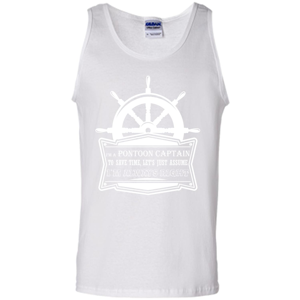 I'm A Pontoon Captain T-shirt White