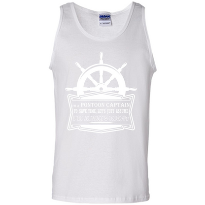 I'm A Pontoon Captain T-shirt White