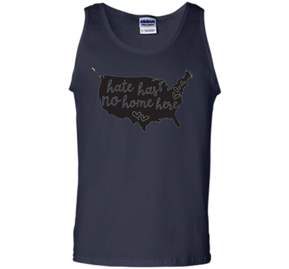Hate Has No Home Here USA Equality Diversity T-shirt cool shirt Navy