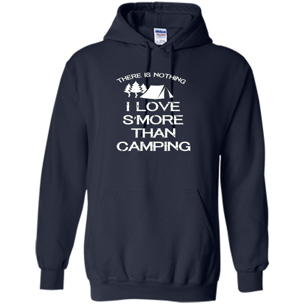 There is Nothing I Love S'more Than Camping T-shirt Navy