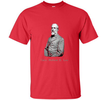 General Robert E. Lee T-shirt Red