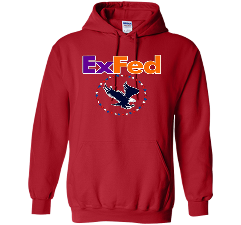 Funny Retired Federal Government Worker EX FED T-shirt t-shirt Red