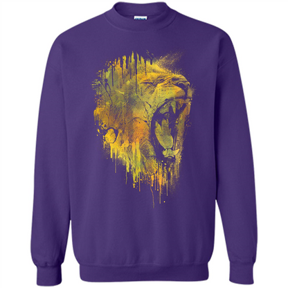 Lion Drip T-shirt Purple