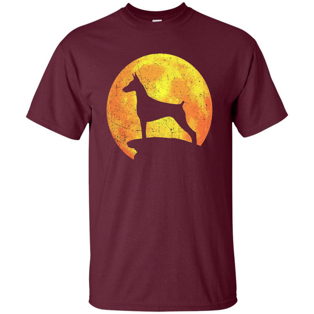 Dog Orange Halloween Costume T-shirt Maroon