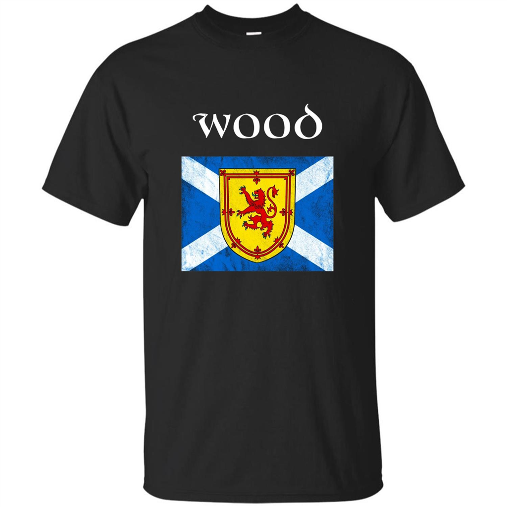 Scottish Clan Wood T-shirt Black