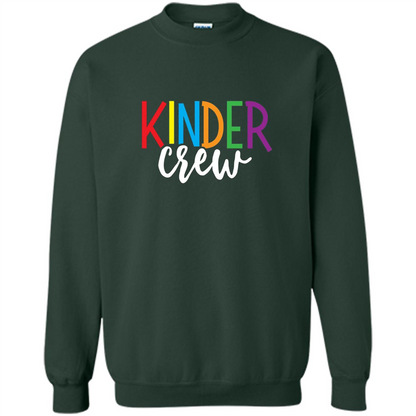 Cute Kindergarten Teacher Team T-shirt Forest Green