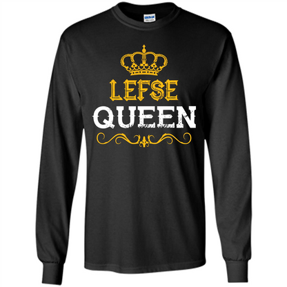Norsland T-shirt Lefse Queen T-shirt Black