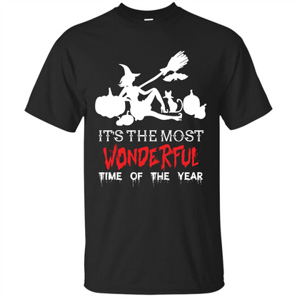 Halloween T-shirt It’s The Most Wonderful Time Of The Year Black