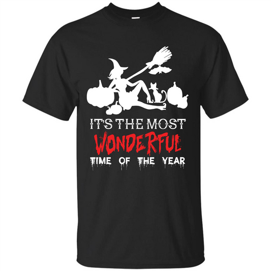 Halloween T-shirt It’s The Most Wonderful Time Of The Year Black