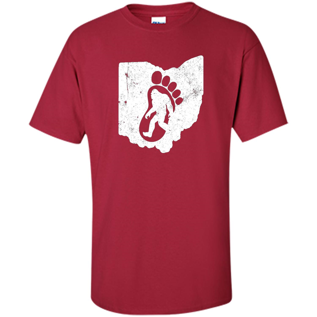 Ohio Hunting Bigfoot T-shirt Cardinal