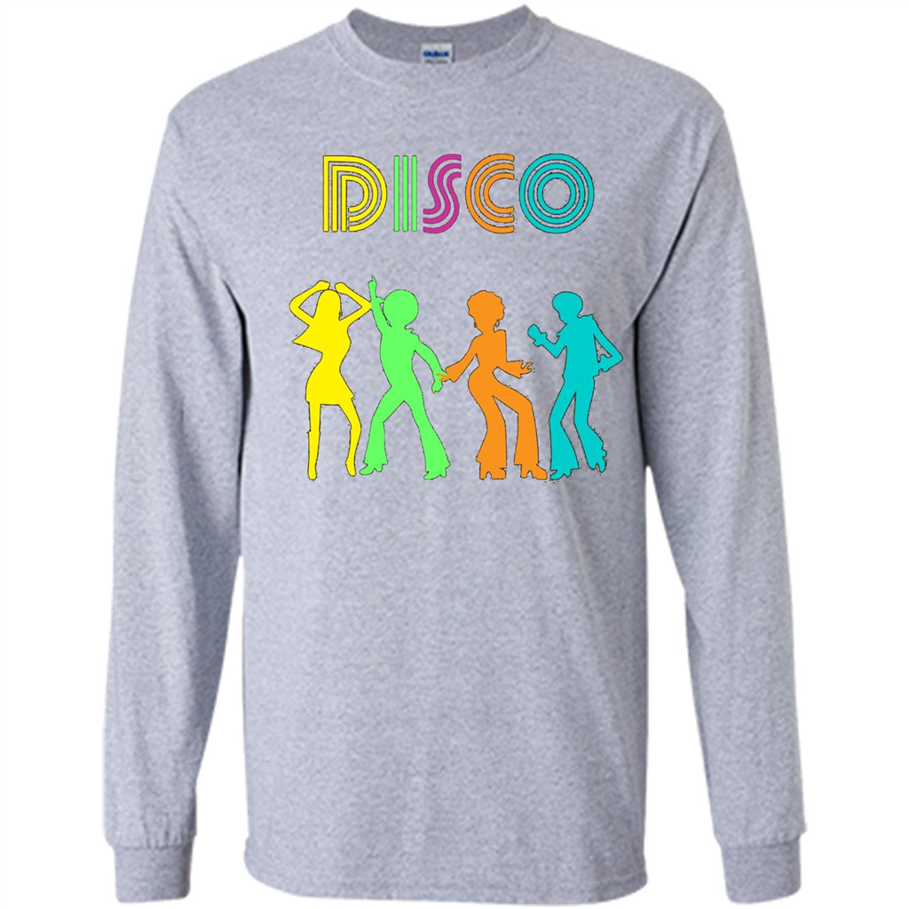 Disco Dancers Dancing Design T-shirt Sport Grey