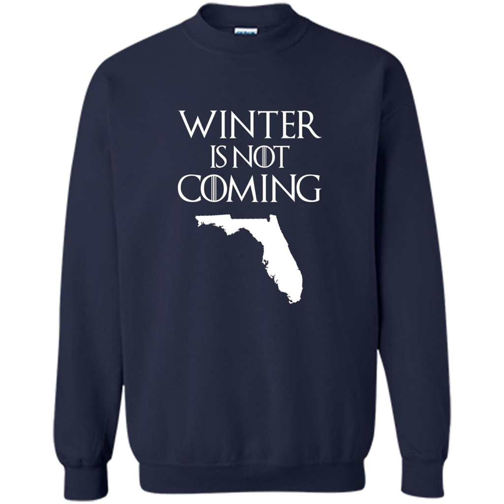 Florida Funny T shirt Winter Is Not Coming Navy