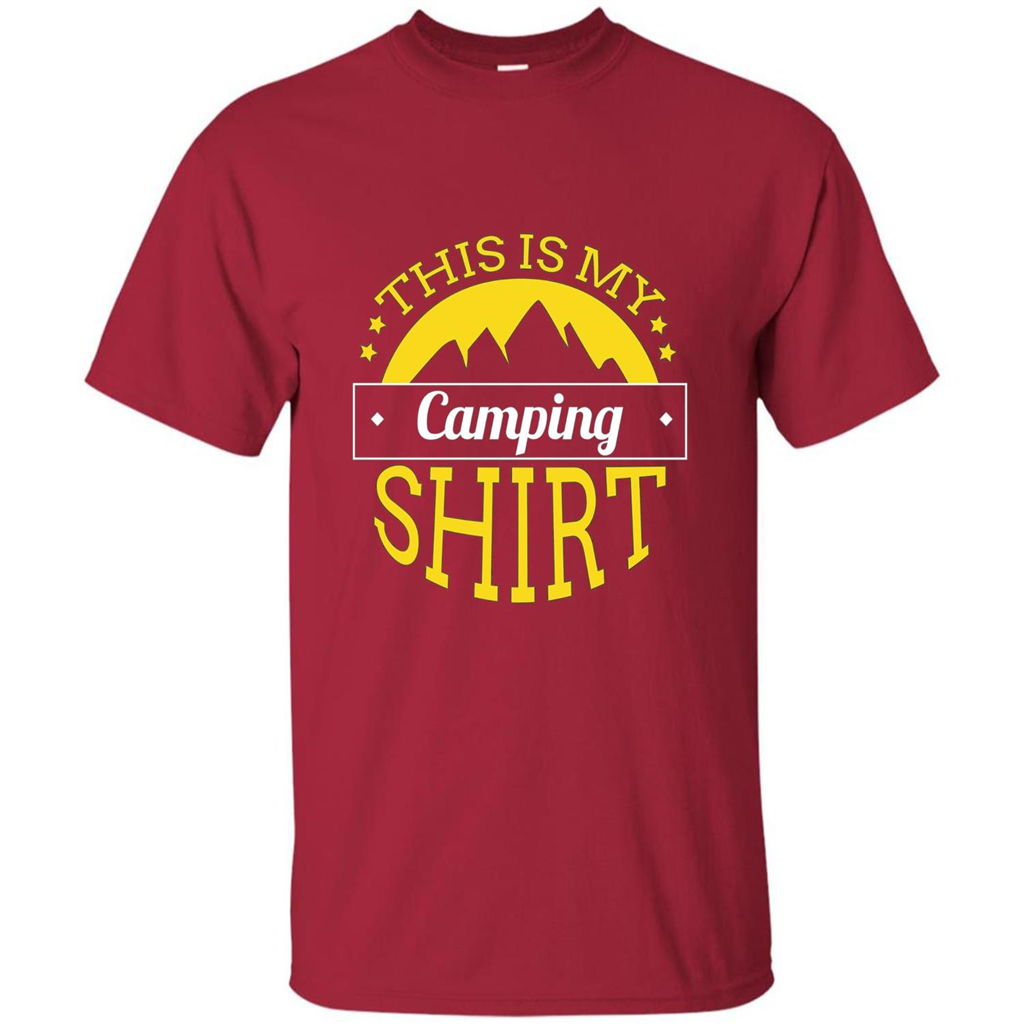 This Is My Camping T-Shirt For Hiking And Exploring Cardinal