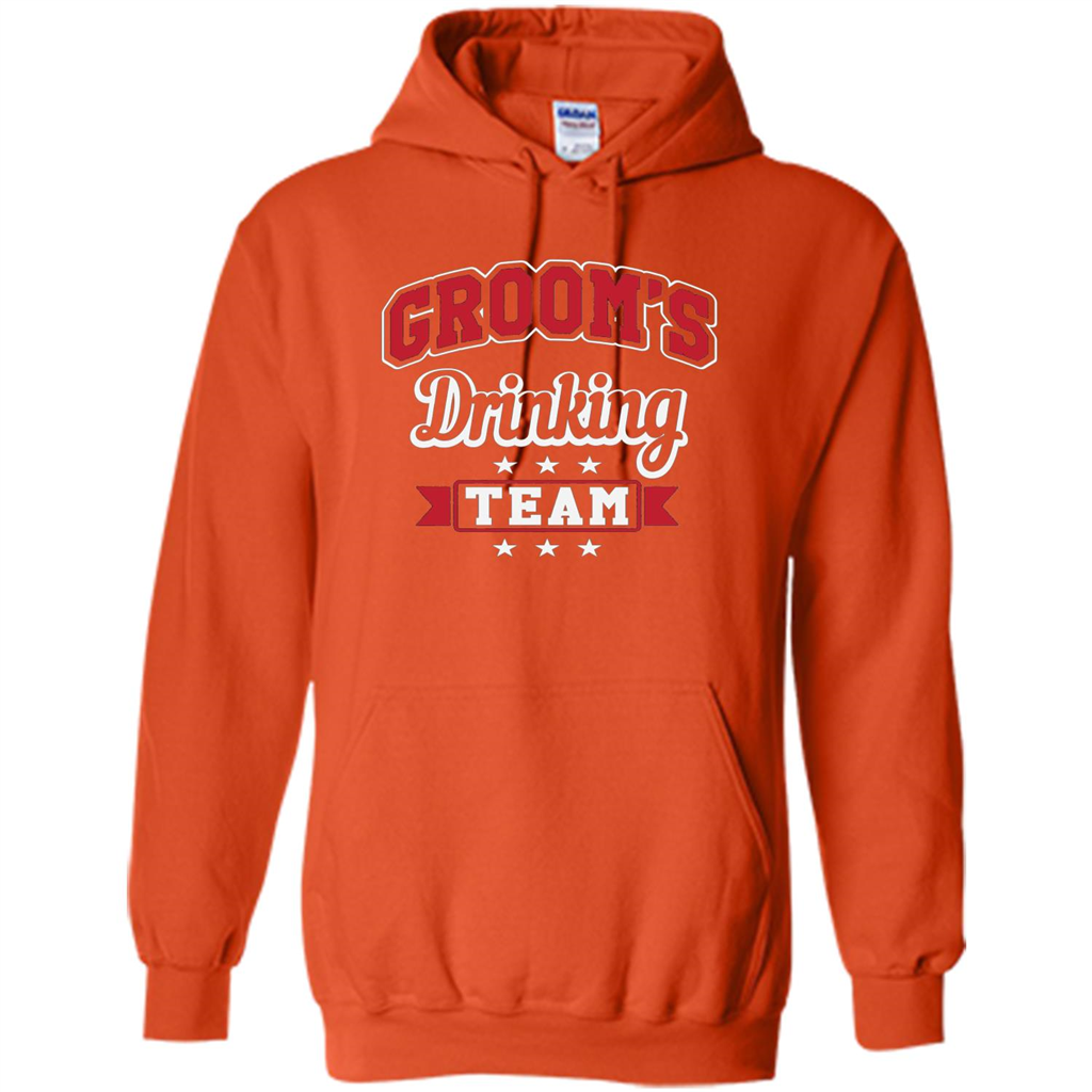 Funny Groom's Drinking Team T-shirt Bachelor Party